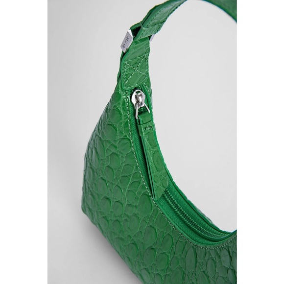 NWT BY FAR Baby Amber Emerald Circular Croco Leather Mini Bag - Picture 5 of 11